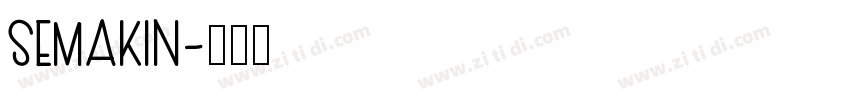 Semakin字体转换