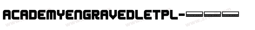 AcademyEngravedLetPl字体转换