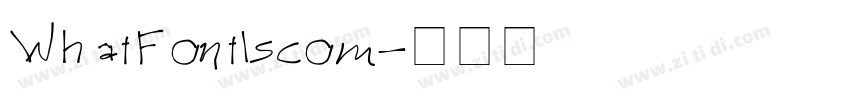 WhatFontIscom字体转换