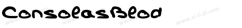 ConsolasBlod字体转换