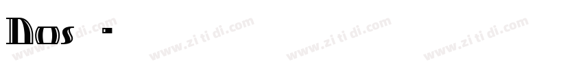 Dos皮尔吉字体转换