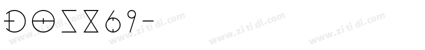 dos869字体转换