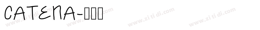 CATENA字体转换