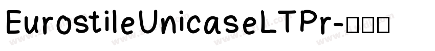EurostileUnicaseLTPr字体转换