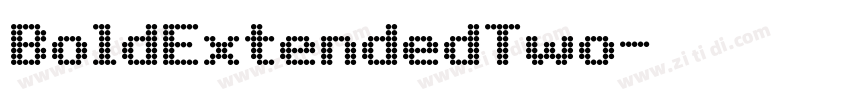 BoldExtendedTwo字体转换