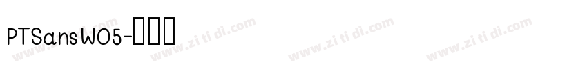 PTSansWO5字体转换