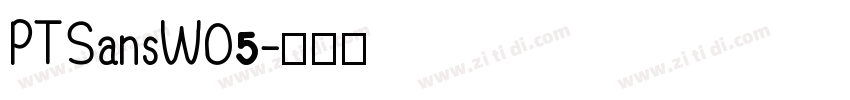 PTSansWO5字体转换
