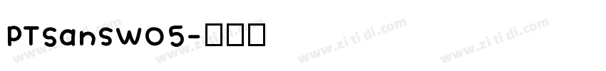 PTSansWO5字体转换