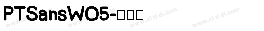 PTSansWO5字体转换