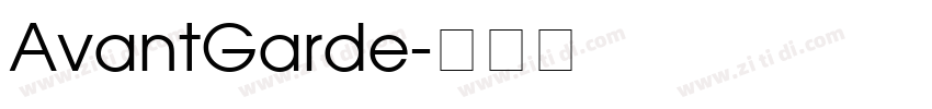 AvantGarde字体转换
