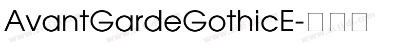 AvantGardeGothicE字体转换