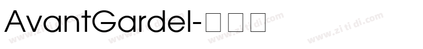 AvantGardel字体转换