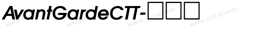 AvantGardeCTT字体转换
