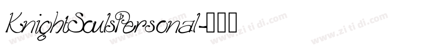 KnightSoulsPersonal字体转换