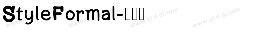 StyleFormal字体转换