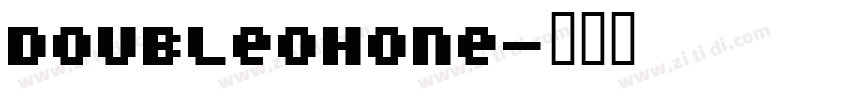 DoubleOhOne字体转换