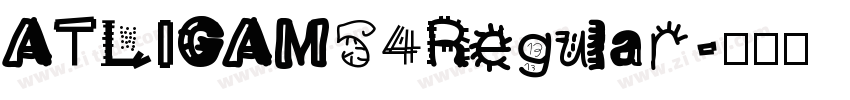 ATLIGAM54Regular字体转换