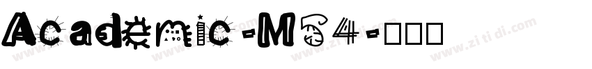 Academic-M54字体转换
