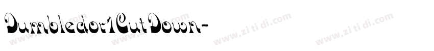 Dumbledor1CutDown字体转换