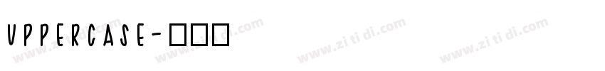 uppercase字体转换