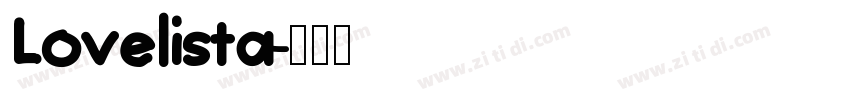 Lovelista字体转换
