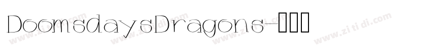 DoomsdaysDragons字体转换