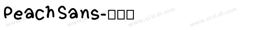 PeachSans字体转换