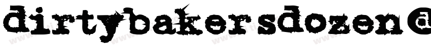 dirtybakersdozen字体转换