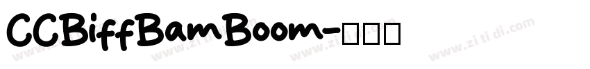 CCBiffBamBoom字体转换