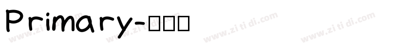 Primary字体转换