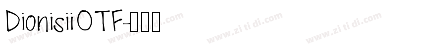 DionisiiOTF字体转换