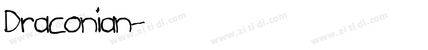Draconian字体转换