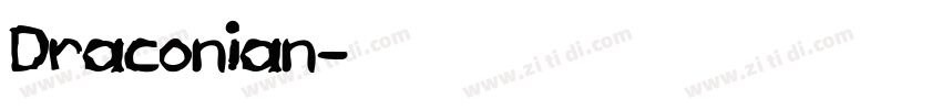 Draconian字体转换