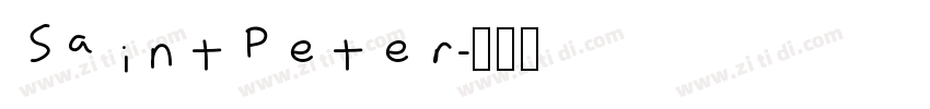 SaintPeter字体转换