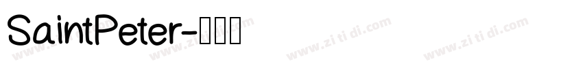 SaintPeter字体转换