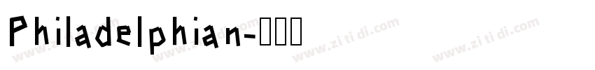 Philadelphian字体转换