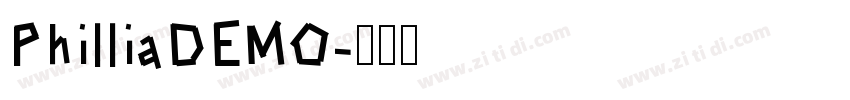 PhilliaDEMO字体转换