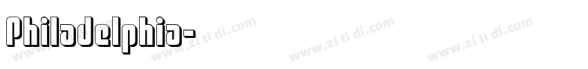 Philadelphia字体转换