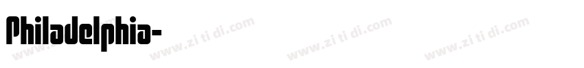 Philadelphia字体转换