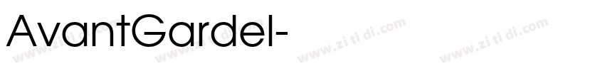 AvantGardel字体转换