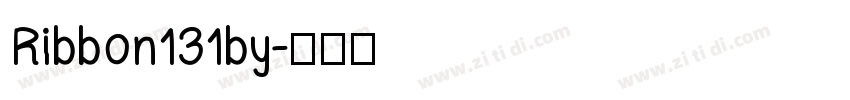 Ribbon131by字体转换