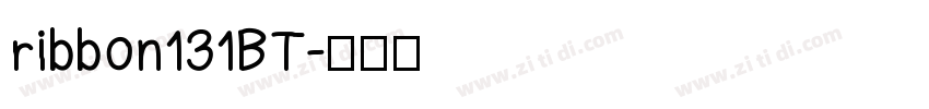 ribbon131BT字体转换