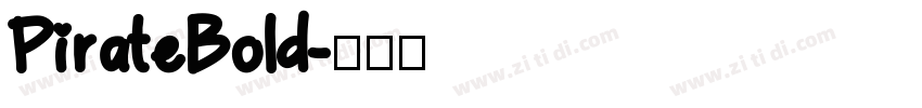 PirateBold字体转换