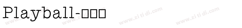 Playball字体转换