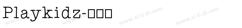 Playkidz字体转换