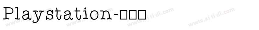Playstation字体转换