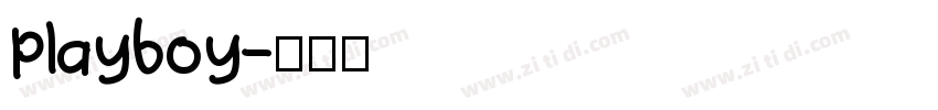 playboy字体转换