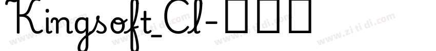 Kingsoft_Cl字体转换