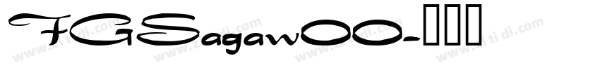 FGSagaw00字体转换