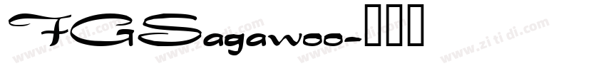 FGSagawoo字体转换